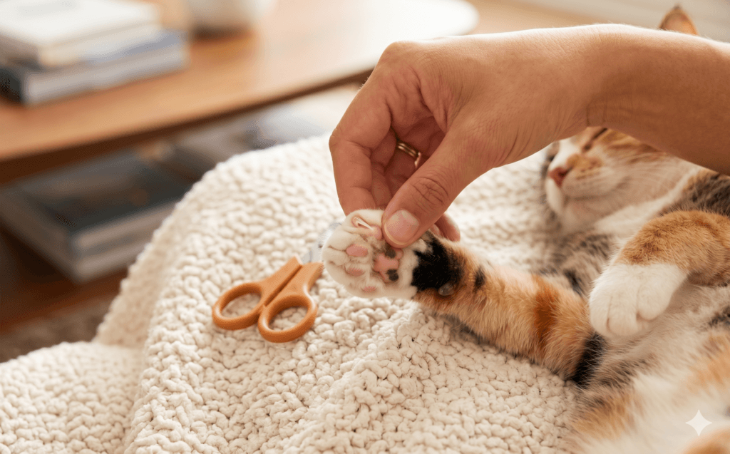 how to groom a cat at home