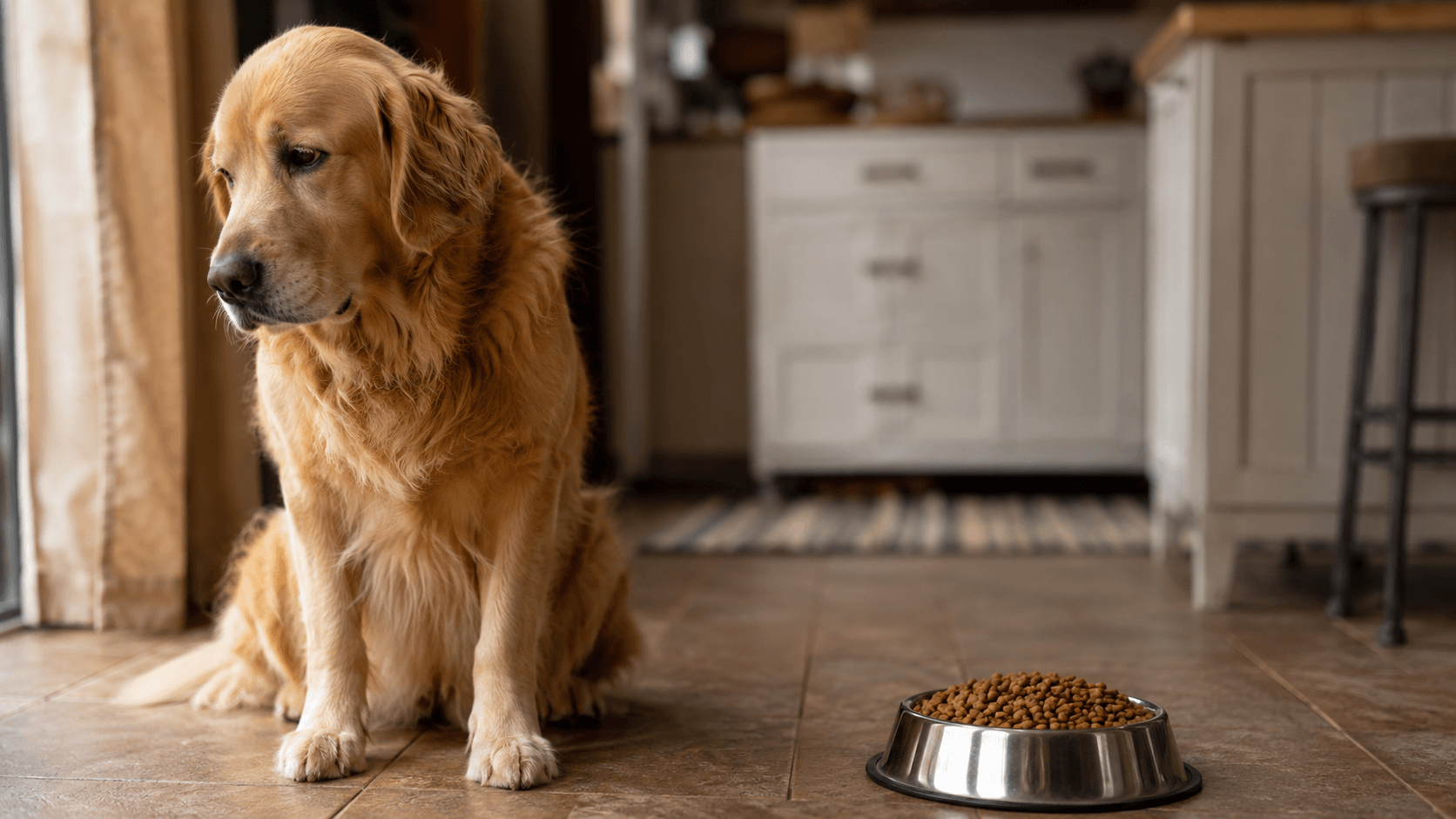 why is my dog not eating but acting normal